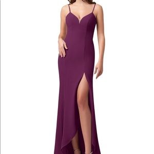 NWT Azazie Vika dress in Raspberry